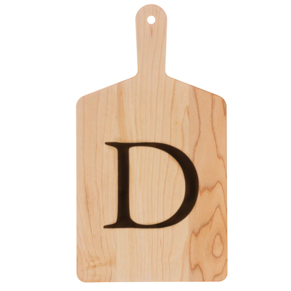 "D" Monogram Cheeseboard with Knife