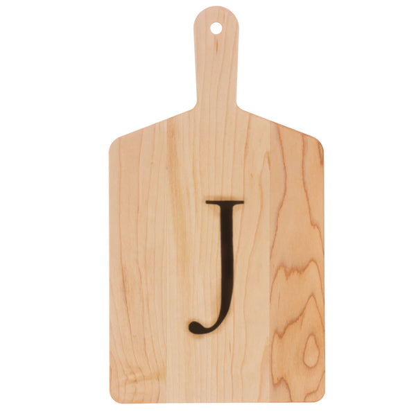 "J" Monogram Cheeseboard with Knife