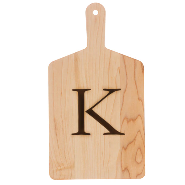 "K" Monogram Cheeseboard with Knife