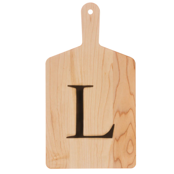 "L" Monogram Cheeseboard with Knife