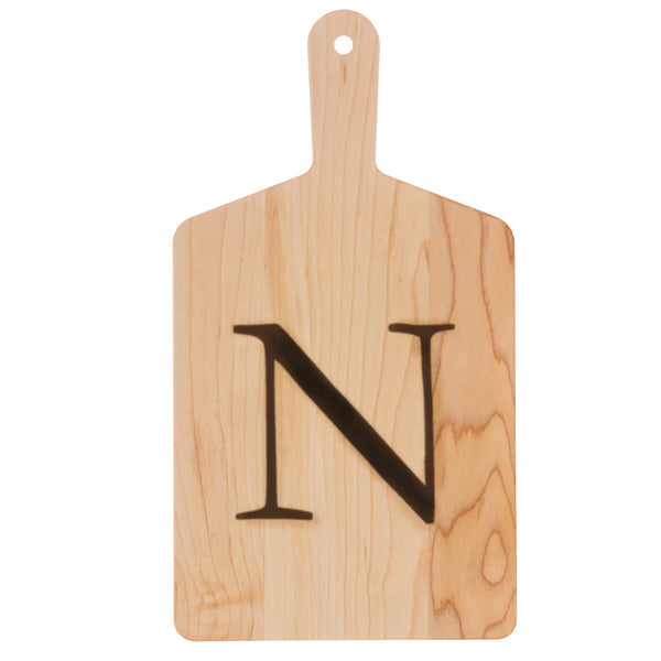 "N" Monogram Cheeseboard with Knife