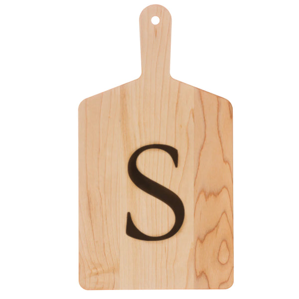 "S" Monogram Cheeseboard with Knife
