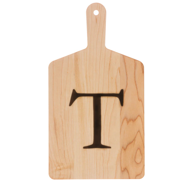 "T" Monogram Cheeseboard with Knife