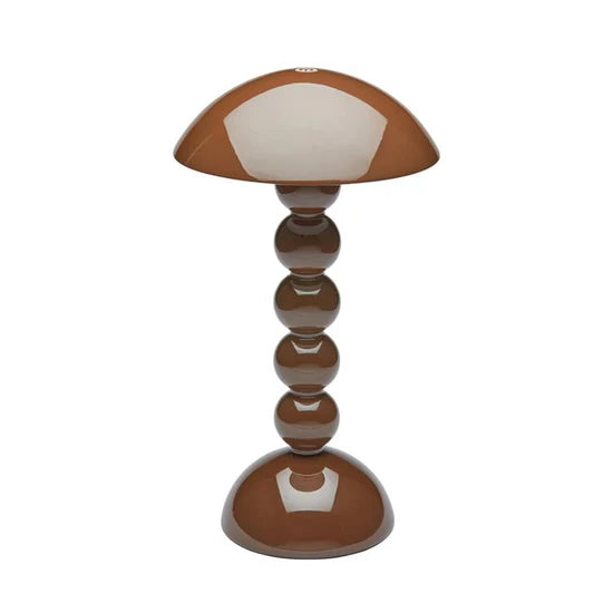 Chocolate Lacquer Rechargeable Bobbin LED Lamp – Peachtree Place