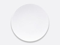 Organza Coupe Dinner Plate | White