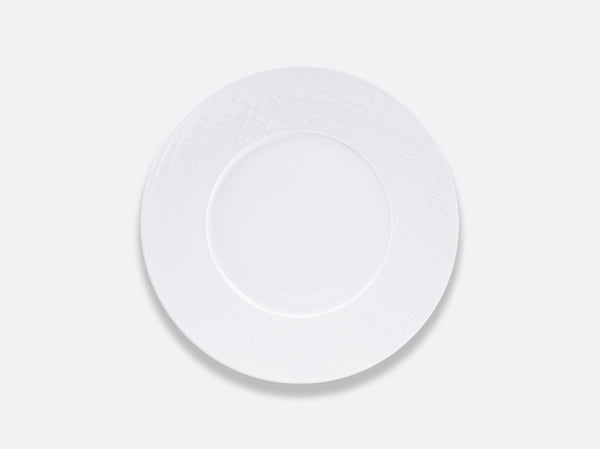 Organza Coupe Salad Plate | White
