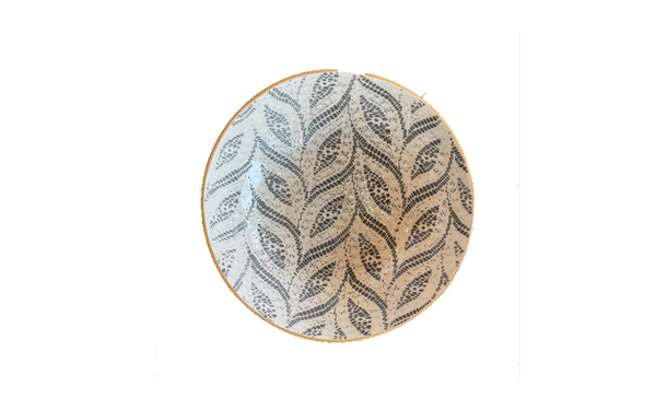 8" Bowl | Paisley Charcoal