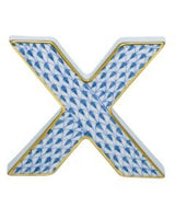 Fish Scale LETTER X | Blue