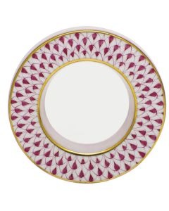 Fish Scale LETTER O | Raspberry