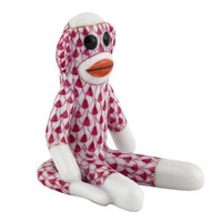 Fish Scale Sock Monkey | Raspberry