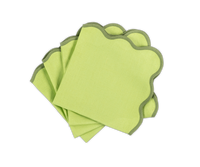 Scallop Edge Napkin | Peridot Grass