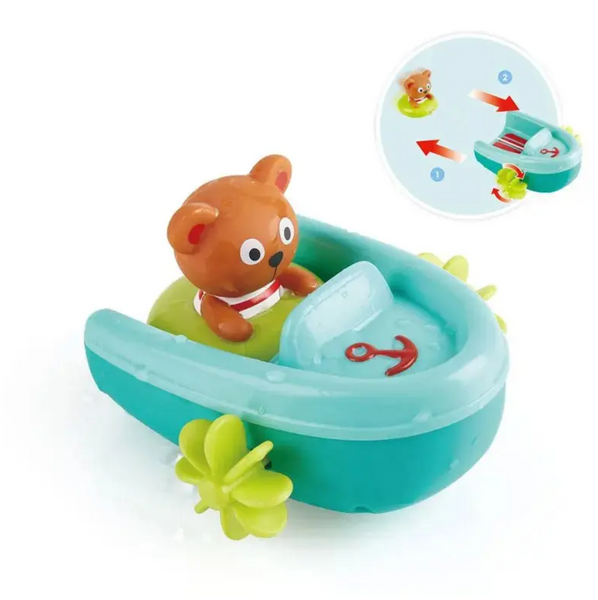 Tubing Pull-Back Boat Bath Toy
