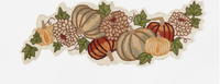 Beaded Harvest Tablerunner| Pumpkins