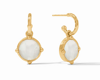 Honeybee Hoop & Charm | Mother of Pearl