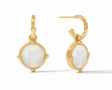 Honeybee Hoop & Charm | Mother of Pearl
