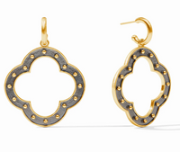 SoHo Statement Hoop & Charm Earring