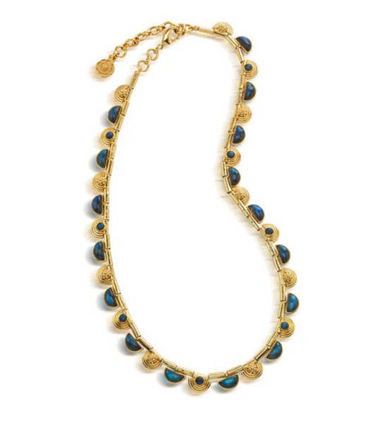 Cleopatra Riviere Necklace | Blue Labradorite
