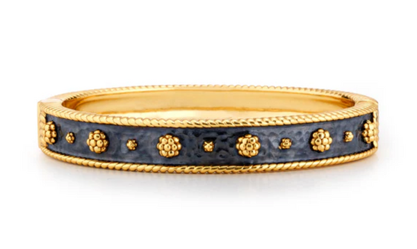 Berry Classic Hinged Bangle | Midnight