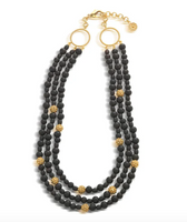Berry 3-Strand Necklace | Ebony