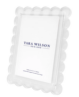 Scallop Frame | White