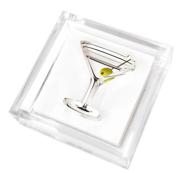 Cocktail Napkin Holder | Martini