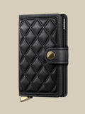 Miniwallet |Emboss Diamond Black