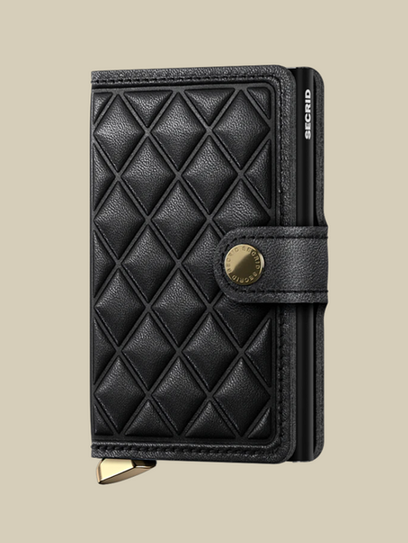 Miniwallet |Emboss Diamond Black