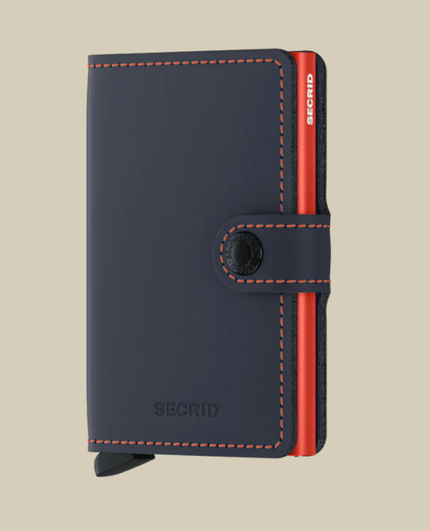 Miniwallet | Matte Nightblue & Orange