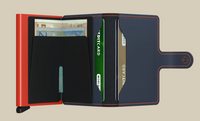 Miniwallet | Matte Nightblue & Orange