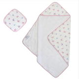 Butterfly Hooded Towel Set