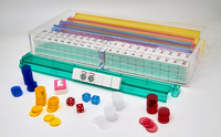 Lucite Mahjong Set