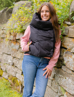 Waterproof Pretty Puffer Vest Black | M/L