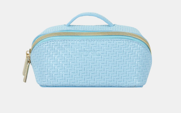 Small Herringbone Beauty Bag | Bluebell
