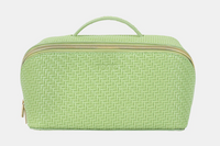 Medium Herringbone Beauty Bag | Pistachio