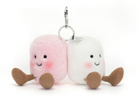 Amuseable Pair of Marshmallows Bag Charm