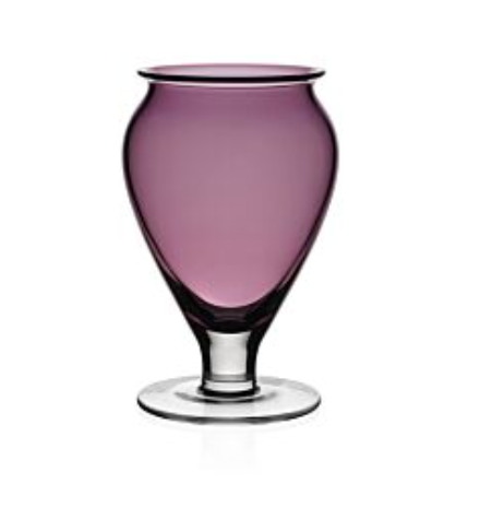 Footed Vase | Amethyst