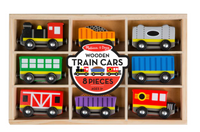 Magnetic Wooden Train Cars