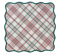 Merry Tartan 52" Square Tablecloth