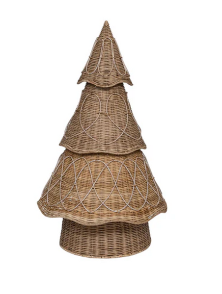 Provence Rattan 3' Tree | Whitewash