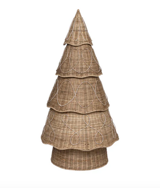 Provence Rattan 4' Tree | Whitewash