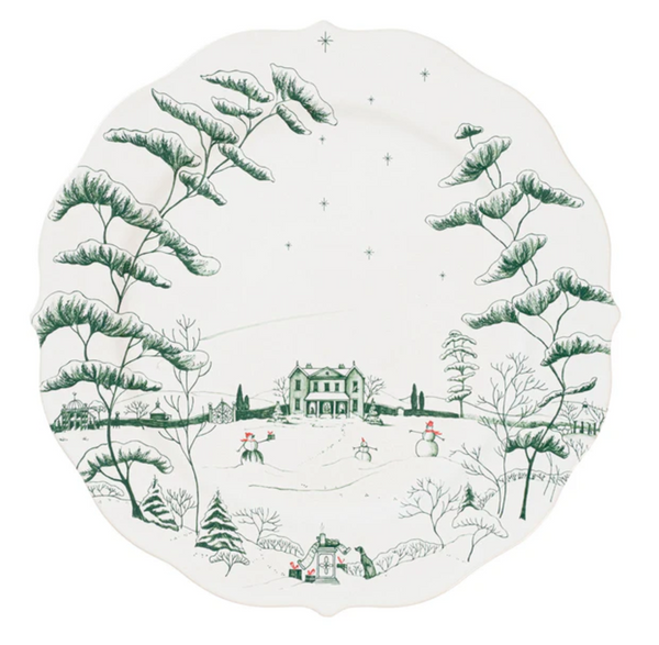 Winter Frolic Charger/Platter | Evergreen