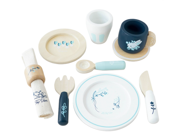 Wooden Cutlery & Dinner Set