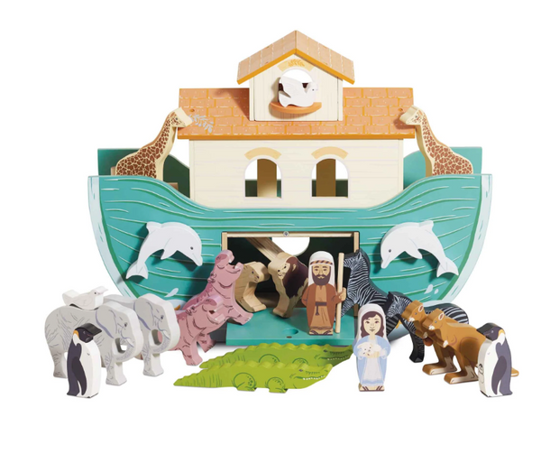 Noah's Great Wooden Ark & Animals