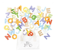 Wooden Alphabet Set & Bag
