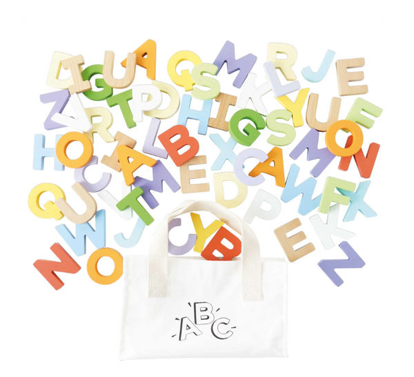 Wooden Alphabet Set & Bag