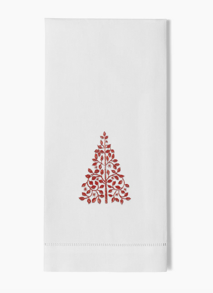 Mod Tree Towel | Red
