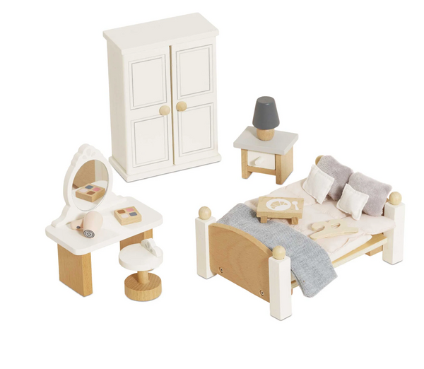 Wooden Doll House Bedroom Furniture