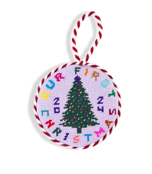 Needlepoint Ornament | Our First Christmas