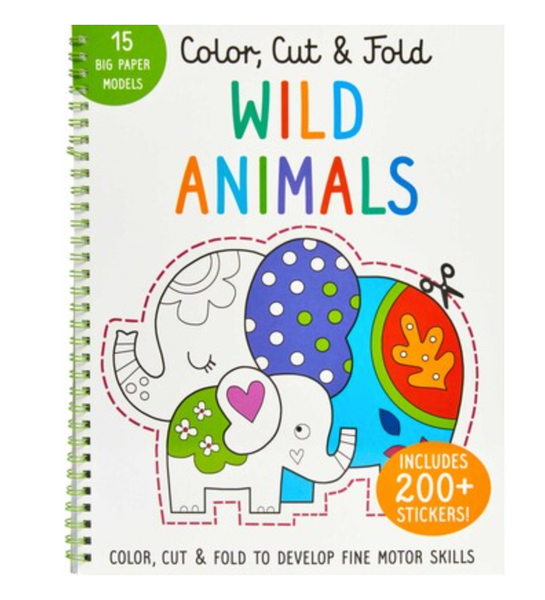Color, Cut & Fold | Wild Animals