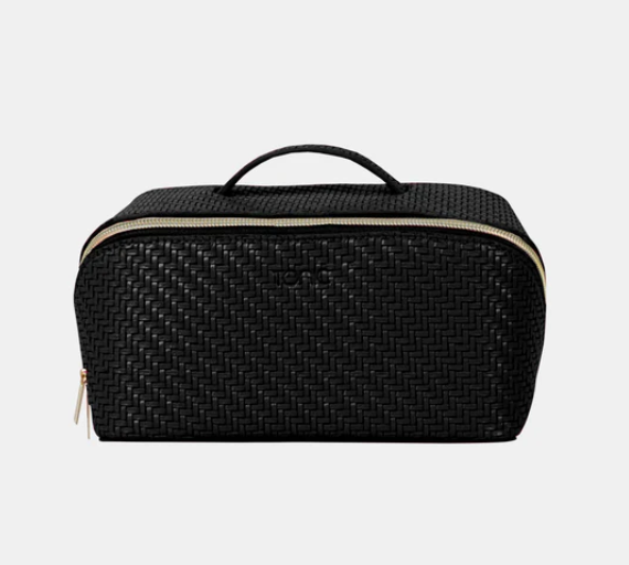 Medium Herringbone Beauty Bag | Licorice